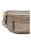 Demi Lune Medium Sac banane cuir Champagne Irise