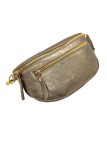 Demi Lune Medium Sac banane cuir Champagne Irise