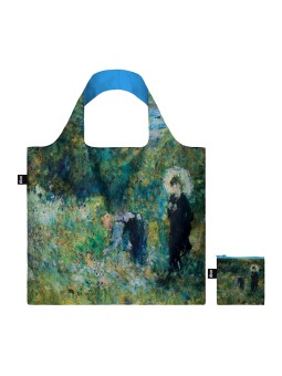Sac RECYCLE Avec Pochette Zip PIERRE-AUGUSTE RENOIRWoman with a Parasol in a Garden - LOQI