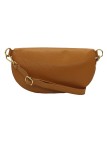 Demi Lune Medium Sac banane cuir Camel