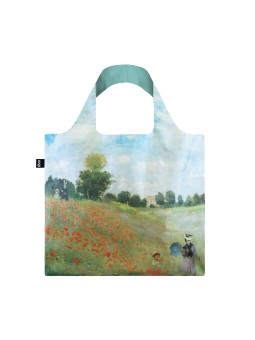 Sac RECYCLE Avec Pochette Zip CLAUDE MONET Wild Poppies - LOQI