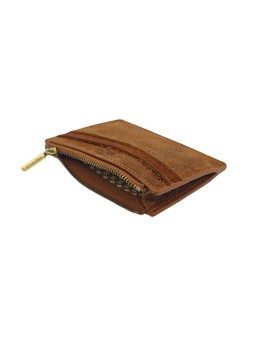 Mila Louise Porte-cartes cuir ROLAE BB Cognac