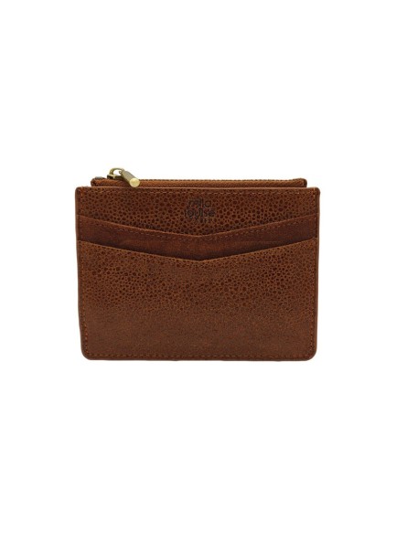 Mila Louise Porte-cartes cuir ROLAE BB Cognac