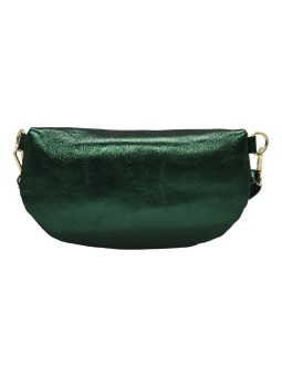 Demi Lune Medium Sac banane cuir Vert Irise