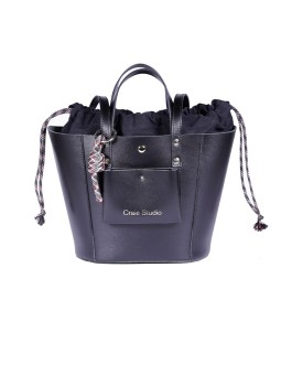 Sac Cabas NOTE NOIR Craie Studio