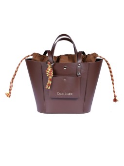 Sac Cabas NOTE CHOCO Craie Studio