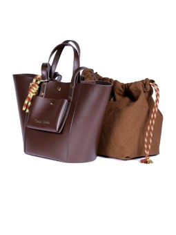 Sac Cabas NOTE CHOCO Craie Studio