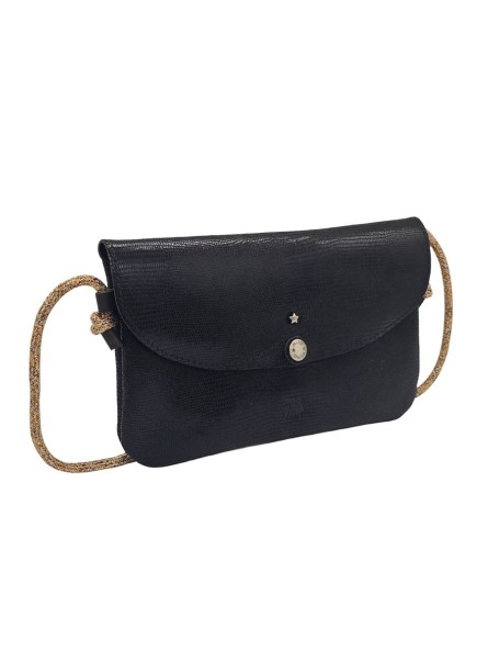 Mila Louise Sac Pochette en cuir OLCA LZ Noir