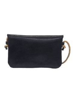 Mila Louise Sac Pochette en cuir OLCA LZ Noir