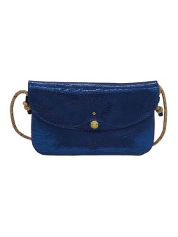 Mila Louise Sac Pochette en cuir OLCA LZ Encre Bleu