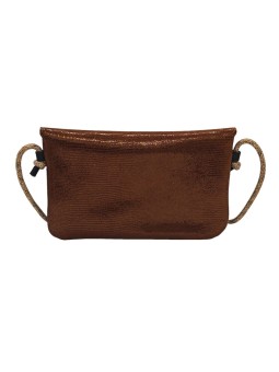 Mila Louise Sac Pochette en cuir OLCA LZ Cognac