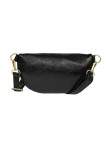 Soleil Chic Sac Banane cuir Demi Lune Noir Irise