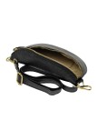 Soleil Chic Sac Banane cuir Demi Lune Noir Irise
