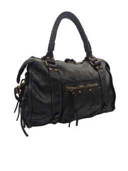 Daisy Large Cuir Vintage Noir