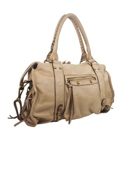 Daisy Large Cuir Vintage Taupe