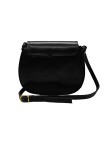 Soleil Chic - Mini Sac Besace Cuir Vintage Noir