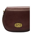 Soleil Chic - Mini Sac Besace Cuir Vintage Marron