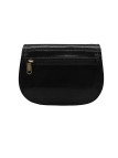 Soleil Chic - Petit Sac Besace Cuir Vintage Noir