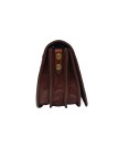 Soleil Chic - Petit Sac Besace Cuir Vintage Marron