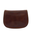 Soleil Chic - Sac Besace Cuir Vintage Marron
