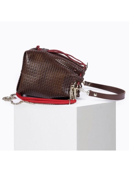 Petit Sac seau Bibi Choco Craie Studio