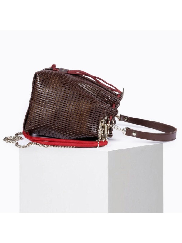 Petit Sac seau Bibi Choco Craie Studio