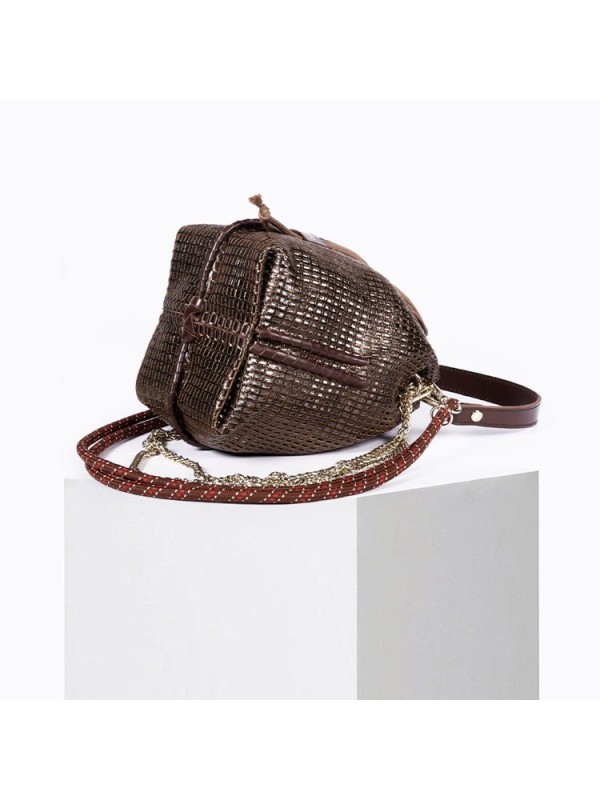 Petit Sac seau Bibi Mambo Craie Studio