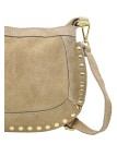 Soleil Chic Pochette Bandouliere Cloute Nubuck Beige