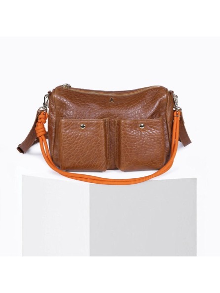 Sac Bandoulière Systeme Bubble Havana Craie Studio