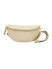 Soleil Chic Sac Banane cuir Demi Lune Beige
