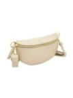 Soleil Chic Sac Banane cuir Demi Lune Beige