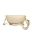 Soleil Chic Sac Banane cuir Demi Lune Beige