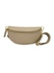 Soleil Chic Sac Banane cuir Demi Lune Taupe