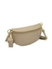 Soleil Chic Sac Banane cuir Demi Lune Taupe