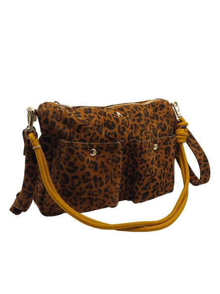 Sac Bandoulière Systeme Léo Tan Craie Studio