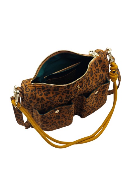 Sac Bandoulière Systeme Léo Tan Craie Studio