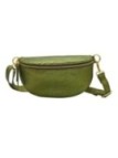 Soleil Chic Sac Banane cuir Demi Lune Kaki Irise