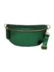 Soleil Chic Sac Banane cuir Demi Lune Vert Irise