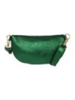 Soleil Chic Sac Banane cuir Demi Lune Vert Irise