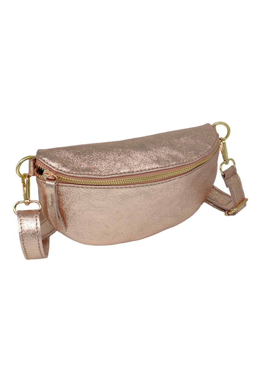 Soleil Chic Sac Banane cuir Demi Lune Nude Irise