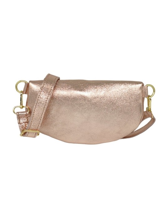 Soleil Chic Sac Banane cuir Demi Lune Nude Irise