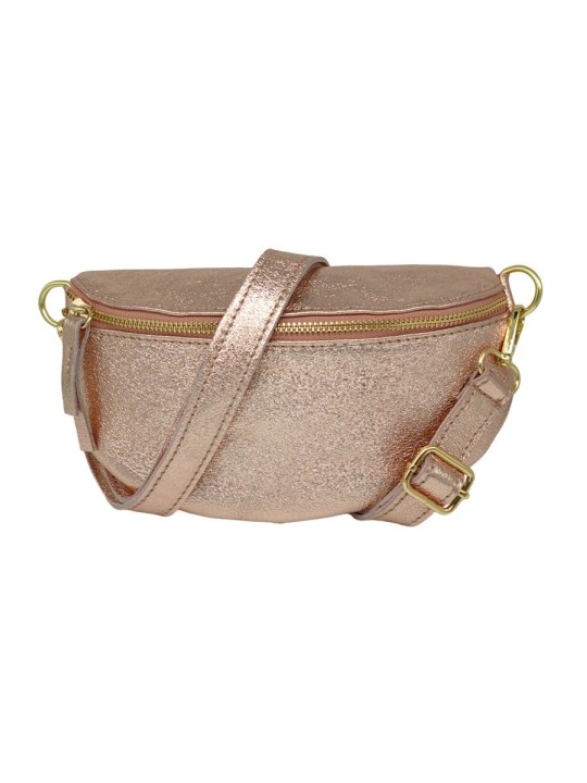 Soleil Chic Sac Banane cuir Demi Lune Nude Irise