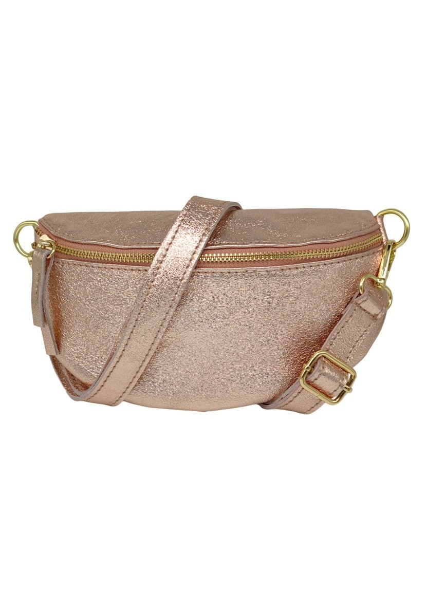 Soleil Chic Sac Banane cuir Demi Lune Nude Irise