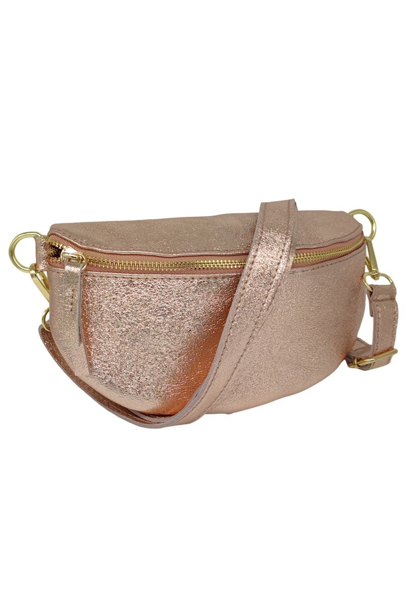 Soleil Chic Sac Banane cuir Demi Lune Nude Irise