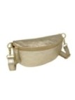 Soleil Chic Sac Banane cuir Demi Lune Or