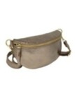 Soleil Chic Sac Banane cuir Demi Lune Champagne Irise