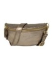 Soleil Chic Sac Banane cuir Demi Lune Champagne Irise