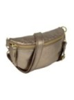 Soleil Chic Sac Banane cuir Demi Lune Champagne Irise