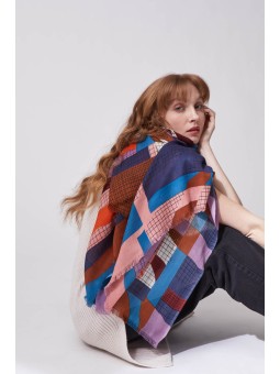 Foulard Zebra Roux Mapoésie