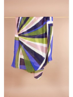 Foulard Prisma Bleu Mapoésie